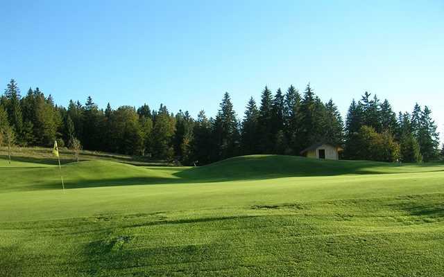A view of a hole at Mont Saint Jean Golf Club