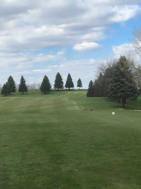 A view of a tee at Valley View Country Club