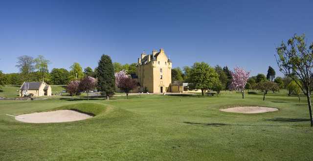 Clubhouse view from golf course