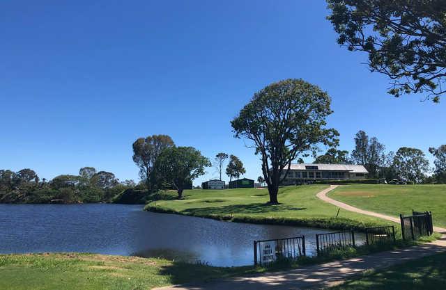 View from the 9th tee at Maryborough Golf Club.