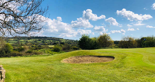 A view of a hole at Woodspring Golf & Country Club.