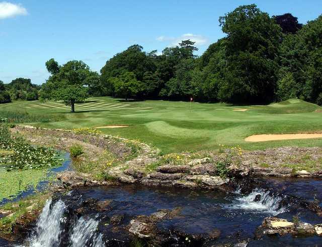 Water hazard as seen at Manor House Golf Club's #18
