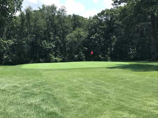 A view of the 7th hole at Hamlet Golf Course.