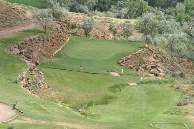 A view of green at Roosevelt Golf Course