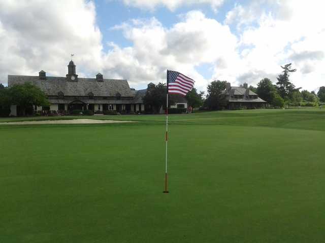 A view of a hole at Crag Burn Golf Club