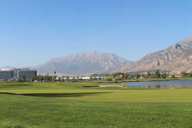 A view of a hole from Championship at Timpanogos GC