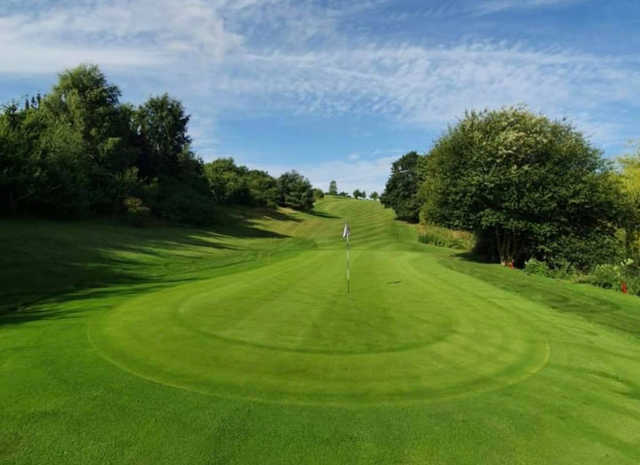 A view of a hole at Springwater Golf Club.
