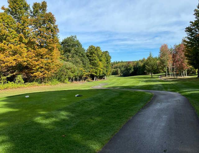 View from a tee box at Hidden Valley RV and Golf Park.