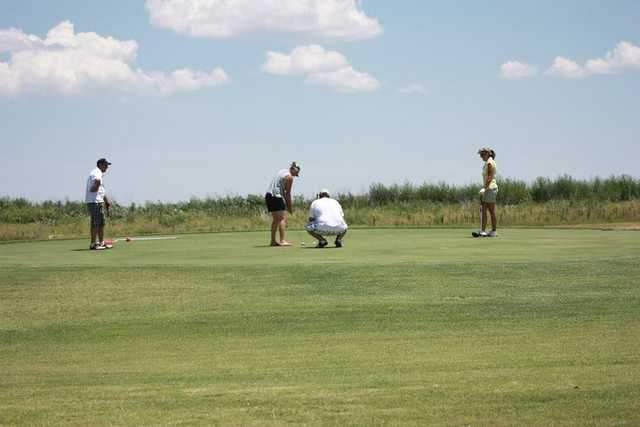 A view of a green at Hollis Golf & Country Club