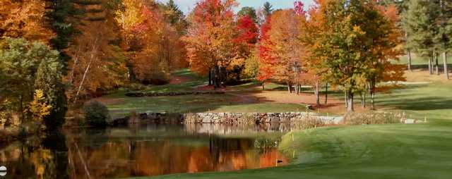 A fall day view from Concord Country Club.