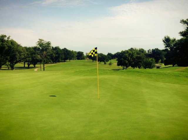 A view of a hole at LaFortune Park Golf Course