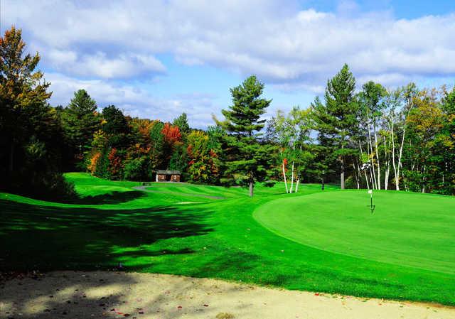 A view of green #14 at Tater Hill Country Club