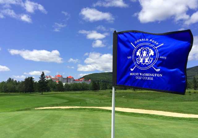 A view from a green at Mount Washington from Mount Washington Hotel & Resort
