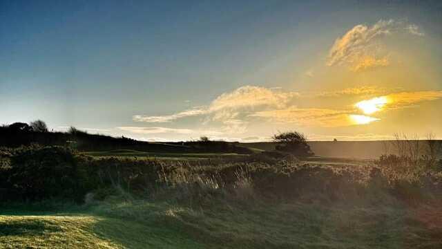 A view from Maryport Golf Club.