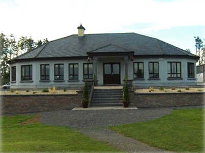 A view of the clubhouse at Strokestown Golf Club