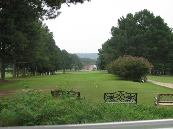 A view of tee #1 at Pine Hill Country Club