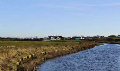 18th hole at Anglesey Golf Club