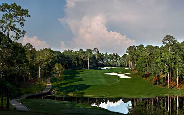 A view from tee #18 at Crossings Course from Magnolia Grove Golf Club