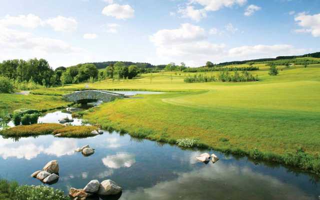 A view of fairway #6 at Middle Course from Dun Laoghaire Golf Club