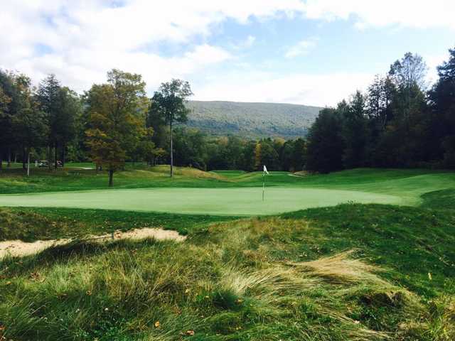 A view of a hole at Manchester Country Club.