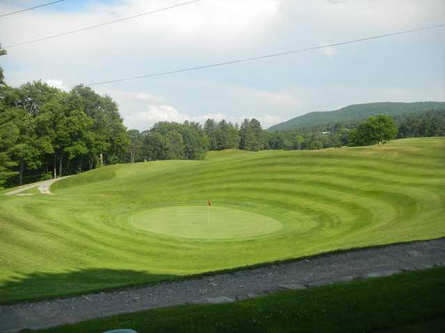 A view of green #2 at Bellows Falls Country Club