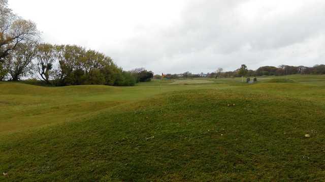 A view from the back of the 18th green on the Southport Golf Links Course