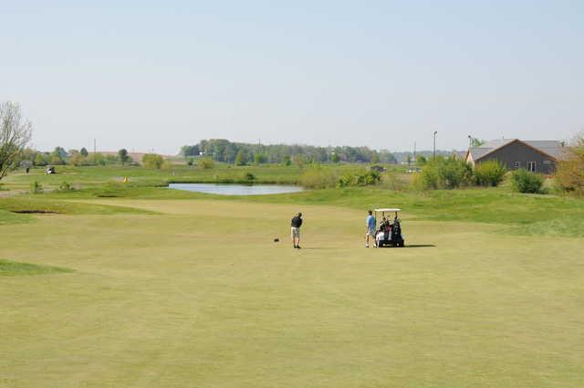 A view from a fairway at Timbergate Golf Club.