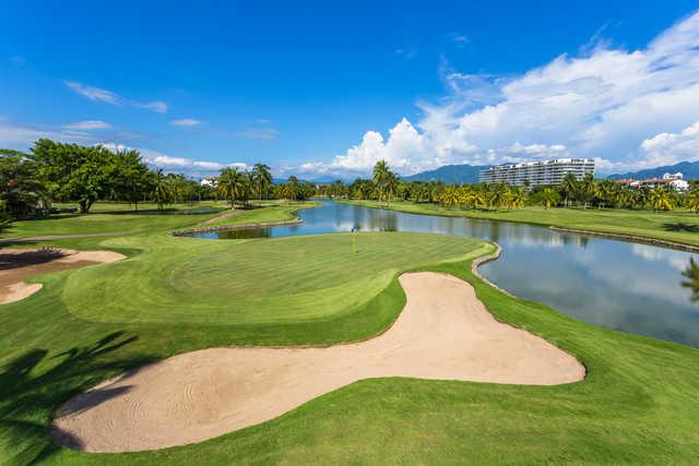 View of the 4th hole at Marina Vallarta Golf Club