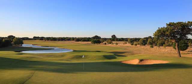 Panoramic view from 13th Beach Golf Links.