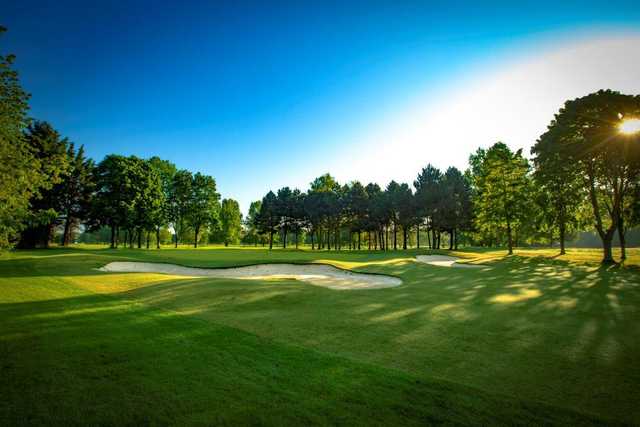 View of the 13th green at Burghley Park Golf Club