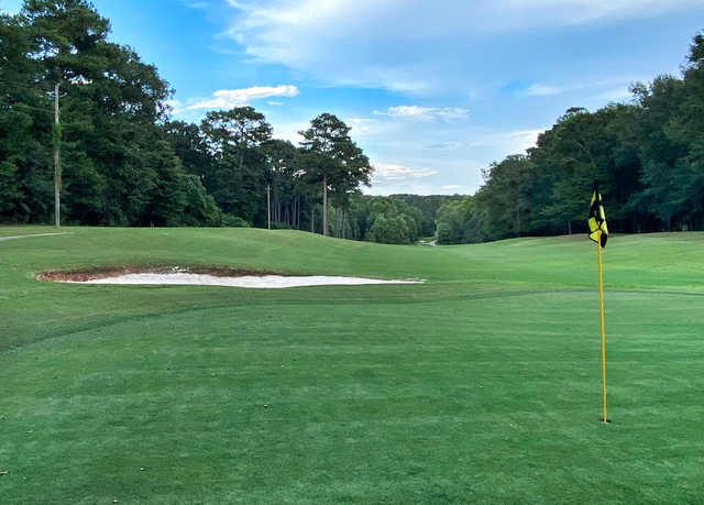 A view of a hole from The Bridges at Tartan Pines.