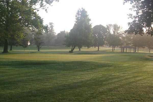 A view of green #3 at Dykeman Park Golf Course