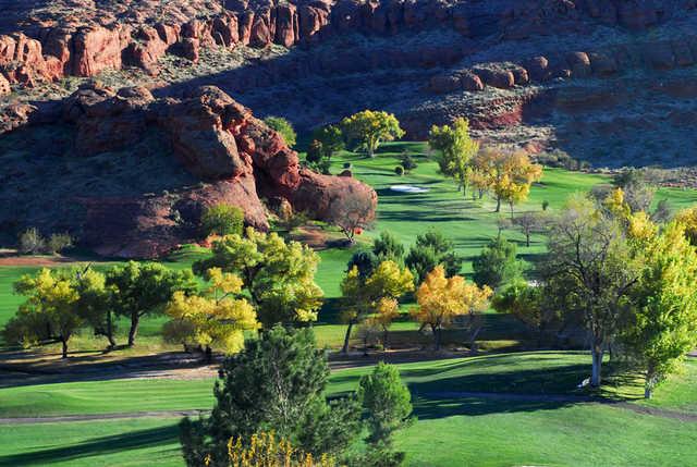 A view of hole #8 at Dixie Red Hills Golf Course
