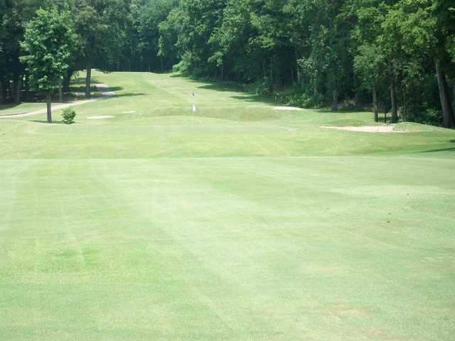 A view of the 4th green at Woodward Golf Club