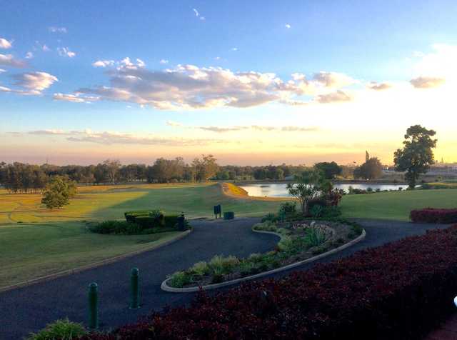 A view from Nudgee Golf Club.