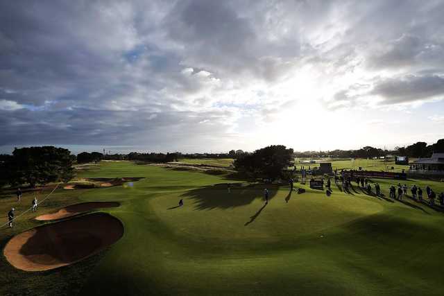Royal Adelaide Golf Club 2nd green
