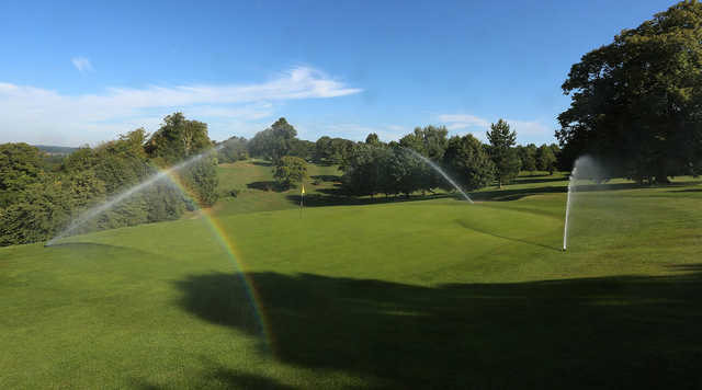 A view of hole #17 at Hennerton Golf Club.
