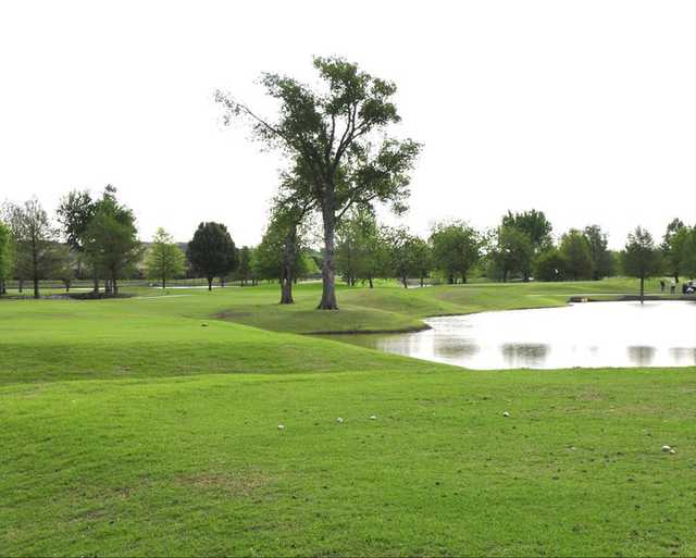 A view of the 17th fairway at Broken Arrow Golf & Athletic Club.