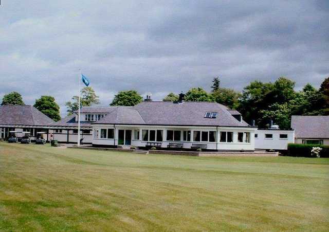 The clubhouse at the Edzell Golf Club