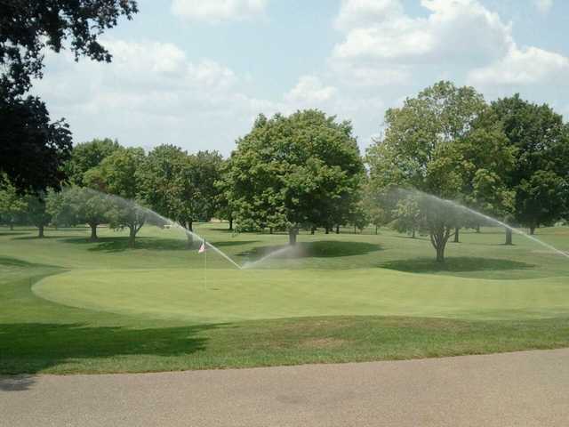 A view of a hole at Elcona Country Club.