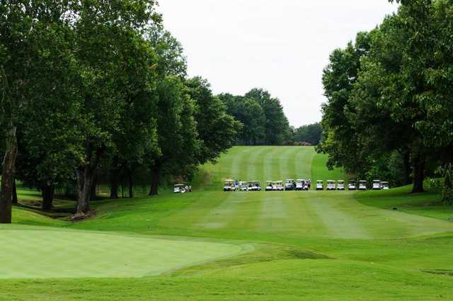 A view of a fairway at Hillcrest Country Club