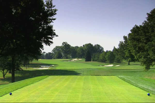 A view from a tee at Wilmington Country Club