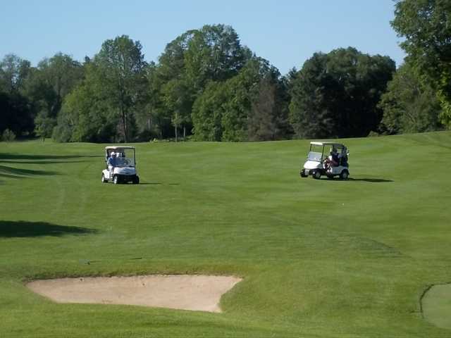 A view of a fairway at Rutland Country Club
