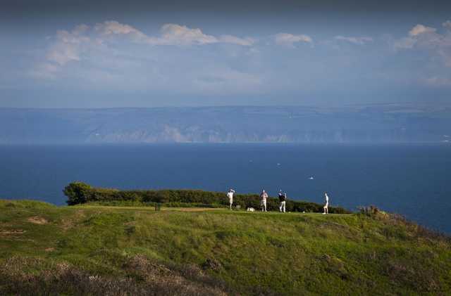 The outstanding views of Langland Bay Golf Club