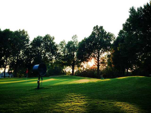 A view of a green at Meadowbrook Country Club
