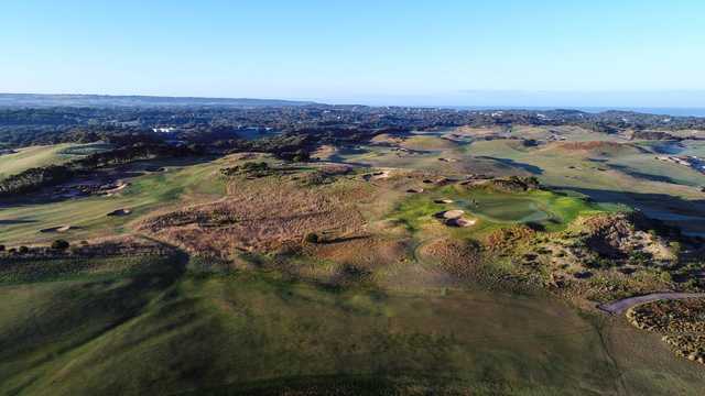 Aerial view from The Dunes Golf Links