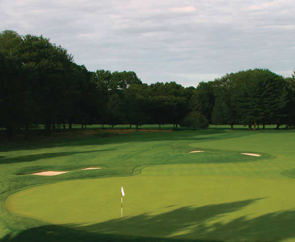 A view of the 11th green at Lower from Baltusrol Golf Club