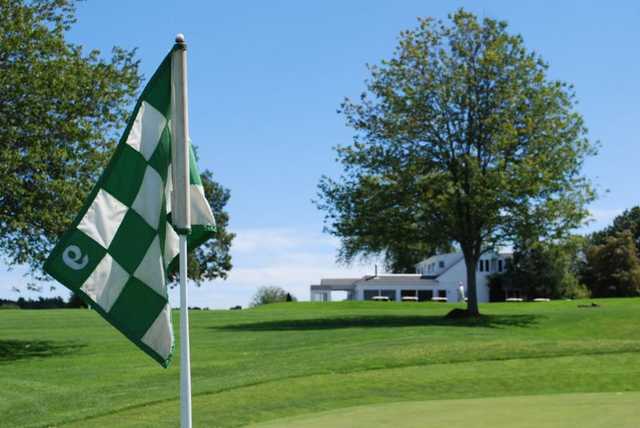 A view from green #9 at New Hampshire Golf Club