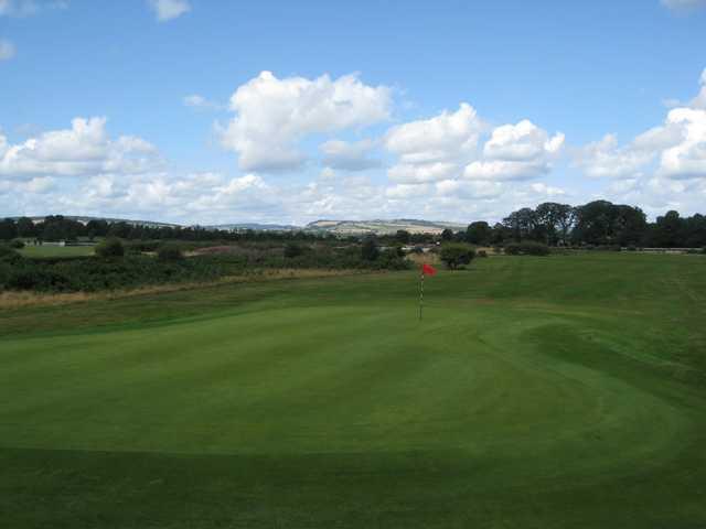 The 15th approach and views of the countryside at Ludlow Golf Club