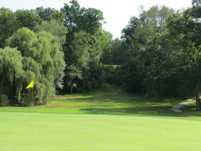 A view of a hole at Crooked Lake Golf Course